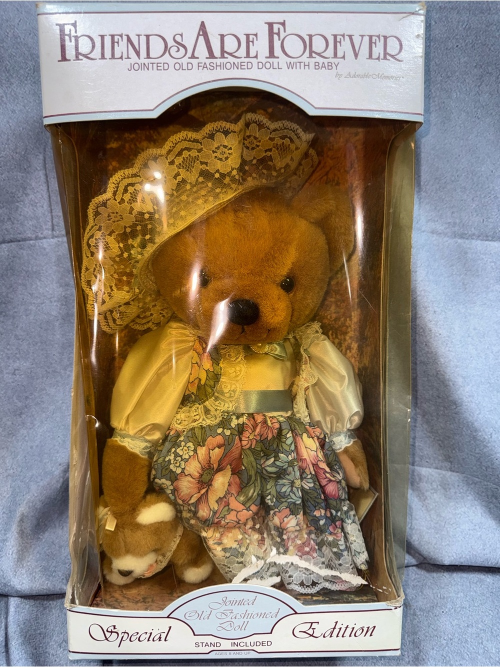 Vintage limited edition Jointed Doll in Cream by Friends are Forever